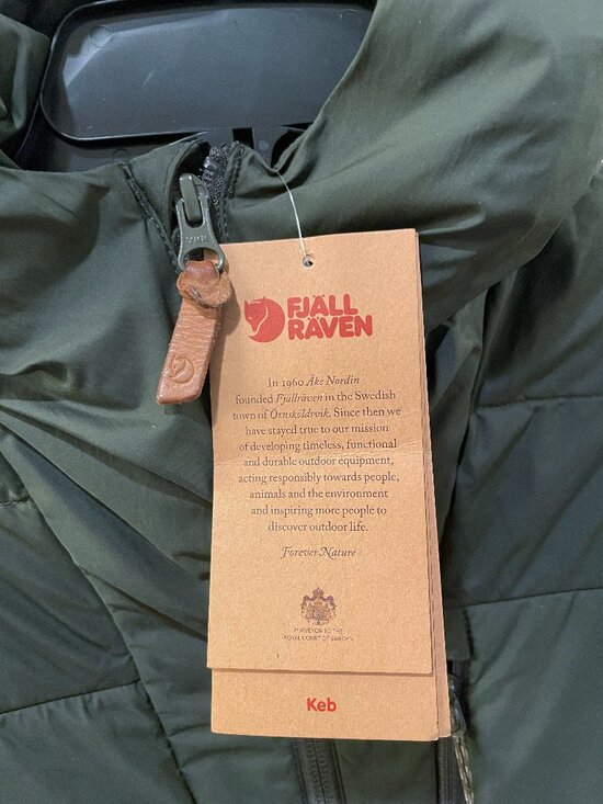 NEW Fjallraven Men Keb Padded Insulated Hoodie Full Zip Jacket NWT Deep Forest M - Picture 9 of 16